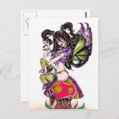 Dark Faerie Calista Briefkaart (Voorkant / Achterkant)