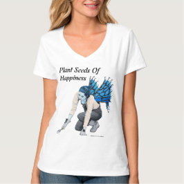 Dark Fairy Garden Gardener Fantasy Art Shirten T-shirt