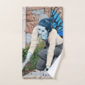 Dark Fairy Garden Tuinier Fantasy Art Badhanddoeke Bad Handdoek (Handdoek)