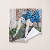 Dark Fairy Garden Tuinier Fantasy Art Badhanddoeke Bad Handdoek (Wasdoekje)