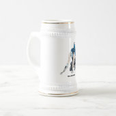 Dark Fairy Gardener Fantasy Art Beer Stein Bierpul (Voorkant links)