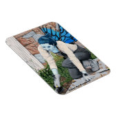 Dark Fairy Gardener Fantasy Art Fotomagneet Magneet (Rechterzijde)