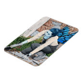 Dark Fairy Gardener Fantasy Art Fotomagneet Magneet (Linkerzijde)