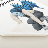 Dark Fairy Gardener Fantasy Art Sherpa Deken (3/4)