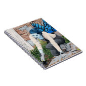 Dark Fairy Gardener Fantasy Art Spiral Notitieboek (Rechterzijde)