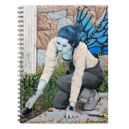 Dark Fairy Gardener Fantasy Art Spiral Notitieboek