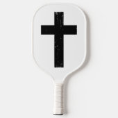 Dark Faith Cross Pickleball Paddle (Achterkant)