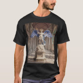 Dark Fallen Angel Statue\Gothic Cathedral T-Shir T-shirt (Voorkant)