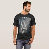 Dark Fallen Angel Statue\Gothic Cathedral T-Shir T-shirt (Voorkant volledig)