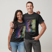 Dark Fallen Angel Statue\Gothic Cathedral T-Shir T-shirt (Unisex)