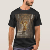 Dark Fallen Angel Statue\Gothic Cathedral T-Shir T-shirt (Voorkant)