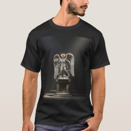 Dark Fallen Angel Statue\Gothic Cathedral T-Shirt