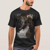 Dark Fallen Angel Statue\Gothic Cathedral T-Shirt (Voorkant)