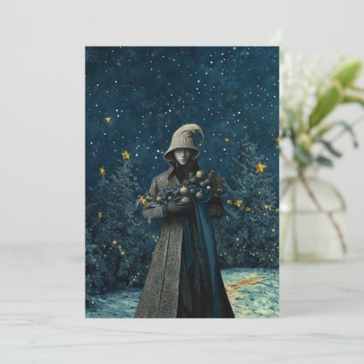 Dark Fantasy | Enkele feestdagenkaart (Staand voorkant)