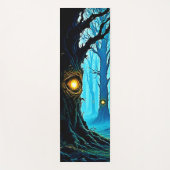 Dark Fantasy Eyeball Forest Design Yogamat (Voorkant)
