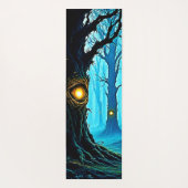 Dark Fantasy Eyeball Forest Design Yogamat (Achterkant)