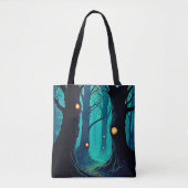 Dark Fantasy Forest Mystery Tote Bag (Voorkant)