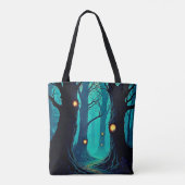 Dark Fantasy Forest Mystery Tote Bag (Achterkant)