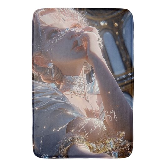 Dark fantasy girl / Aesthetic Badmat (Voorkant Verticaal)