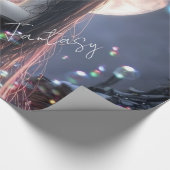 Dark fantasy girl / Aesthetic Cadeaupapier (Hoek)