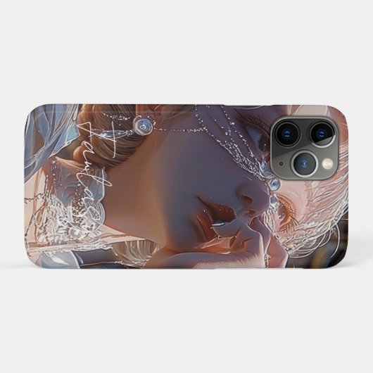 Dark fantasy girl / Aesthetic Case-Mate iPhone Case (Achterkant (horizontaal))
