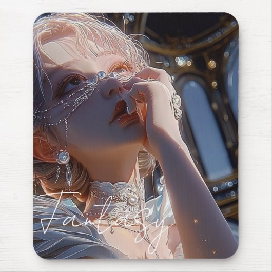 Dark fantasy girl / Aesthetic Muismat (Voorkant)