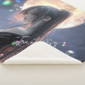 Dark fantasy girl / Aesthetic Sherpa Deken (3/4)