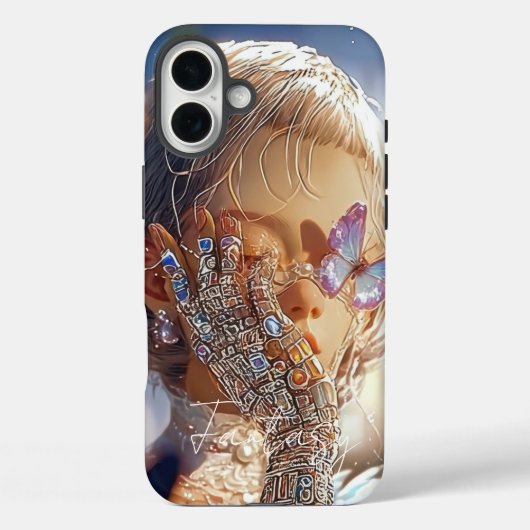 Dark Fantasy Girl - Opal Art Aesthetic Case-Mate iPhone Case (Achterkant)