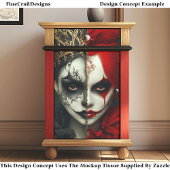 Dark Fantasy Gothic Queen Art DA4L Decoupage Tissuepapier