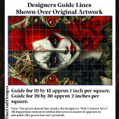 Dark Fantasy Gothic Queen Art DA4L Decoupage Tissuepapier