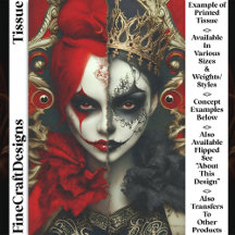 Dark Fantasy Gothic Queen Art DA4R Decoupage