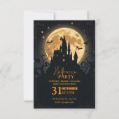 Dark Fantasy Halloween Party Invitation – Editable Kaart (Voorkant)