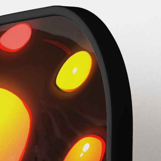 Dark Fantasy Mushroom Elf Anime Girl Pickleball Paddle (Links Detail)