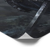 Dark Fantasy Ridder Poster (Hoek)