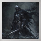 Dark Fantasy Ridder Poster (Voorkant)