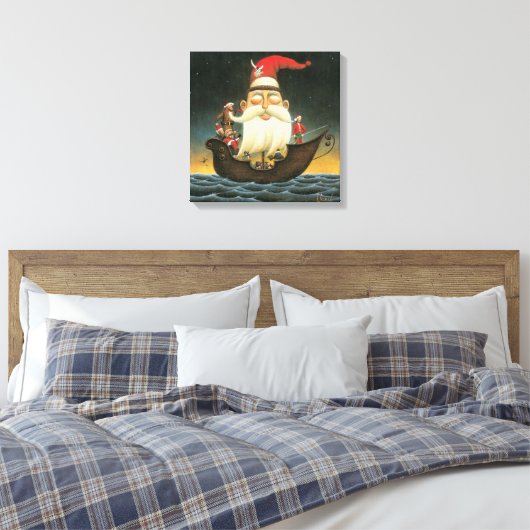 Dark Fantasy Santa Pirate Canvas Art (Insitu (Slaapkamer))