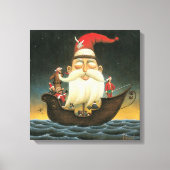 Dark Fantasy Santa Pirate Canvas Art (Voorkant)