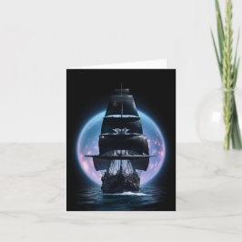 Dark Fantasy zeilschip Bon Voyage Kaart