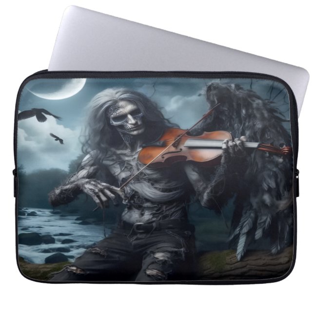 Dark Fiddler Laptop Sleeve (Voorkant)