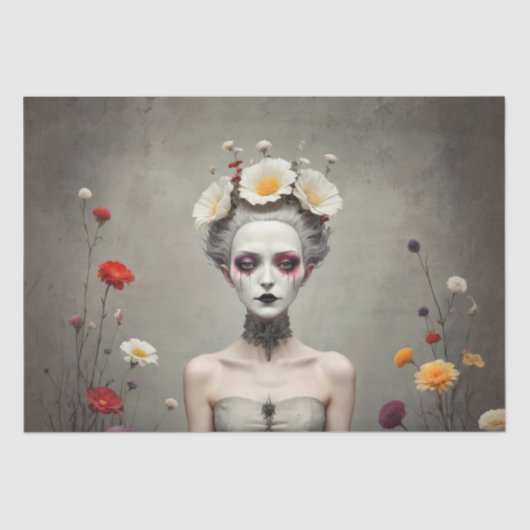 Dark Flora Decoupage Tissuepapier (Voorkant)