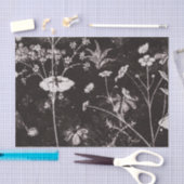 Dark Floral Artwork Tissuepapier (Craft)
