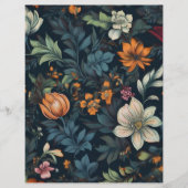 Dark Floral  Briefpapier (Voorkant)