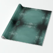 Dark Floral Cadeaupapier (Uitgerold)