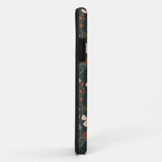 Dark Floral Case-Mate iPhone Case (Achterkant/rechts)