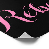 Dark  Floral Ceremony Poster (Hoek)