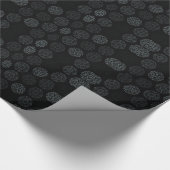 Dark Floral Damask Cadeaupapier (Hoek)