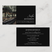 Dark Floral event wedding planner Visitekaartje (Voorkant / Achterkant)