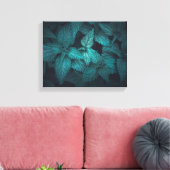 Dark Floral natuur Foto Canvas Afdruk (Insitu (Woonkamer))
