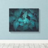 Dark Floral natuur Foto Canvas Afdruk (Insitu (Houten vloer))