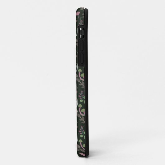 Dark Floral Pattern Case-Mate iPhone Case (Achterkant/links)